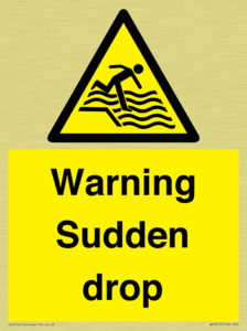 Warning Sudden drop